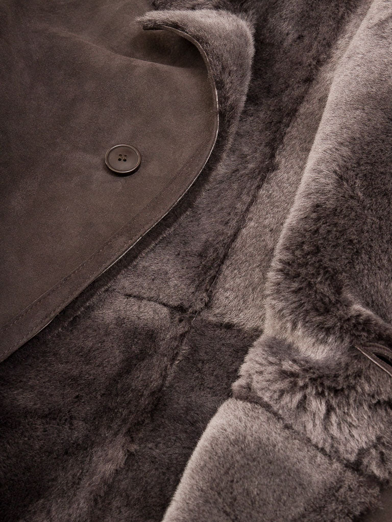 Premium Men Classic Fashion Leather Brown Coat