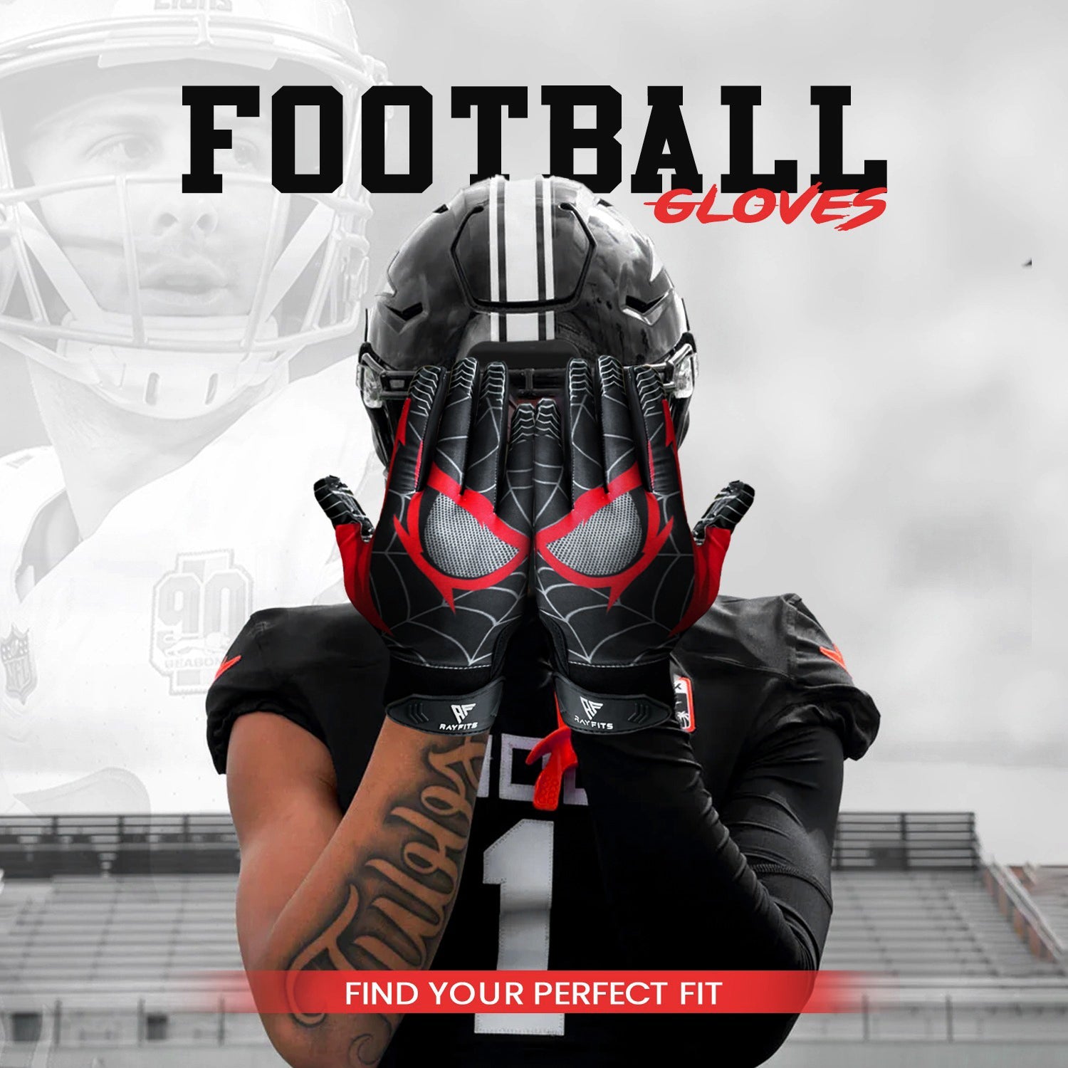 Xezrox Wear Football Gloves – Youth & Adults Kids Sizes